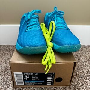 No Bull Light Blue Trainers (Size 7)